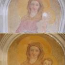 Restauro complesso parrocchiale a Frabosa Sottana - prima e dopo