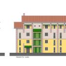 Edificio di Edilizia residenziale pubblica in Beinasco Lotto 1Pu - Rn1 - prospetti