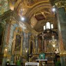 Restauro chiesa S. Teresa a Torino - presbiterio prima del restauro